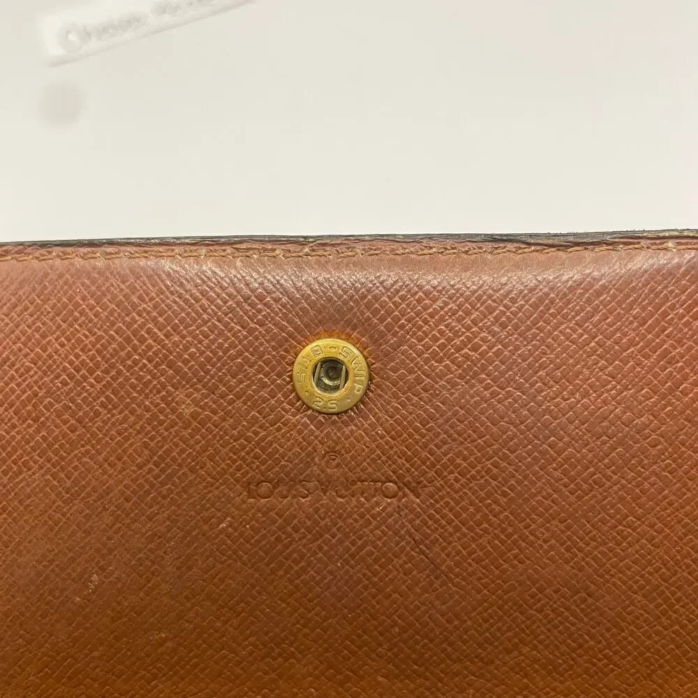 Louis Vuitton Long Sarah Large Monogram Canvas Wallet Vintage - Picture 10 of 16